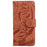 For iPhone 16 Pro Case Tiger Imprint Leather Shockproof Wallet Phone Cover - Brown - 6