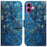 For iPhone 16 Plus Wallet Case Pattern Print Leather Phone Cover - Apricot Flowers - 1