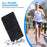 For iPhone 16 Phone Case Lotus Imprint Leather Stand Wallet Cover - Black - 6