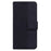 For iPhone 16 Case PU Leather Geometry Imprint Wallet Phone Cover - Black - 6