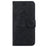 For iPhone 16 Wallet Case PU Leather Phone Cover Flower Imprinted - Black - 6