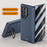 For Samsung Galaxy Z Fold6 5G Case PC Hard Phone Cover with Anti-spy Film, Lens Frame Kickstand - Blue - 3