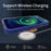 For iPhone 14 Plus Phone Case Protective Anti-Fall Cover Shockproof Case Support Wireless Charging - Black - 4