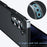 For Samsung Galaxy Z Fold6 5G Case Skin-Touch TPU + PC Matte Phone Back Cover, Transparent Black - 3