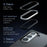 For Samsung Galaxy Z Fold6 5G Case Skin-Touch TPU + PC Matte Phone Back Cover, Transparent Black - 5