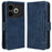 For TECNO Pova 6 Neo Case Multiple Card Slots Leather Stand Phone Cover - Blue - 1