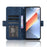 For TECNO Pova 6 Neo Case Multiple Card Slots Leather Stand Phone Cover - Blue - 3