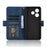 For TECNO Pova 6 Neo Case Multiple Card Slots Leather Stand Phone Cover - Blue - 5