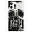 For iPhone 15 Pro Max Square Case Pattern Matte TPU Phone Cover - Titanium Grey Skull - 1