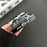For iPhone 15 Pro Max Square Case Pattern Matte TPU Phone Cover - Titanium Grey Skull - 6