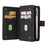 For iPhone 16 Pro Zipper Wallet Case with 15 Card Slots and Strap Leather Phone Cover - Black - 2
