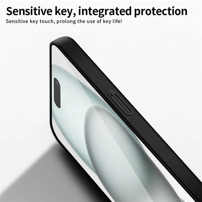 MOFI Shield Matte Series for iPhone 16 Case Ultra Slim PC Protective Cover - Black - 4