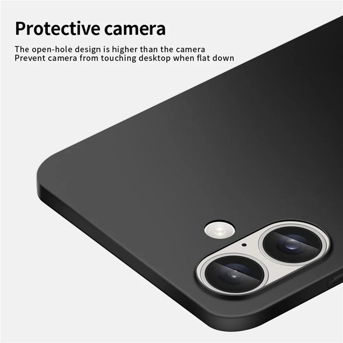 MOFI Shield Matte Series for iPhone 16 Case Ultra Slim PC Protective Cover - Black - 5