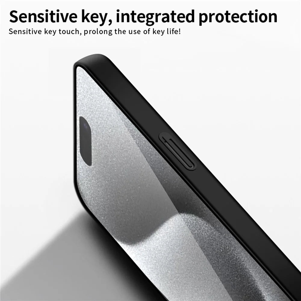 MOFI Shield Matte Series for iPhone 16 Pro Case Ultra Slim PC Protective Cover - Black - 4