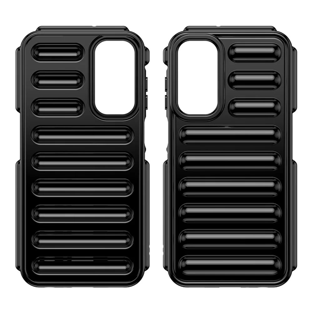 Capsule Series for Samsung Galaxy A25 5G (Global) (161.0 X 76.5 X 8.3mm) TPU Phone Case Anti-Collision Cover - Black - 2