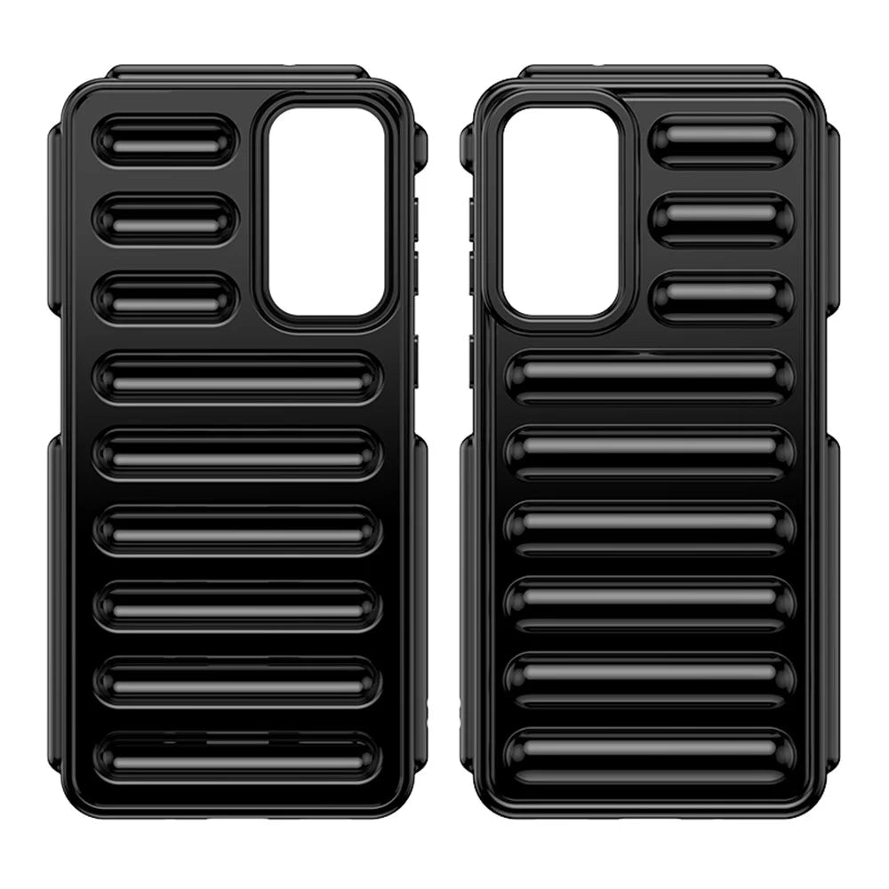 Capsule Series for Samsung Galaxy M55 5G / C55 5G / F55 5G TPU Phone Case Drop Protection Mobile Phone Cover - Black - 2