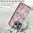 For iPhone 16 Pro Max Case Flower Leather+TPU RFID Blocking Phone Cover Card Slots - Rose - 6