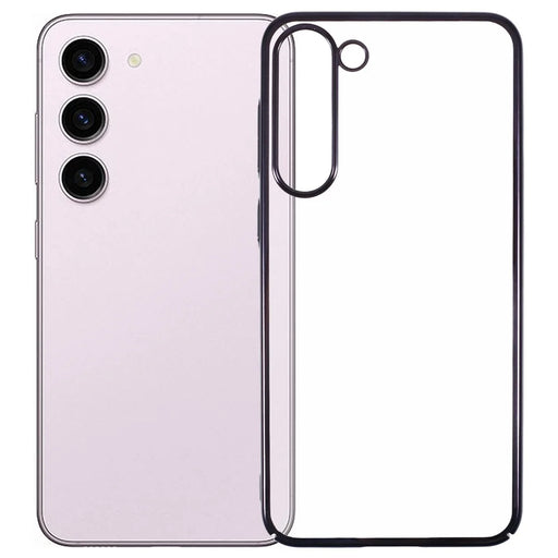 X-LEVEL For Samsung	Galaxy S23+ Case Clear Hard PC Back Phone Cover - Black - 1