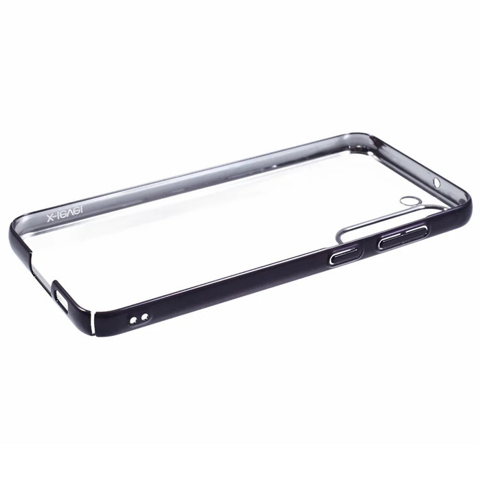 X-LEVEL For Samsung	Galaxy S23+ Case Clear Hard PC Back Phone Cover - Black - 4