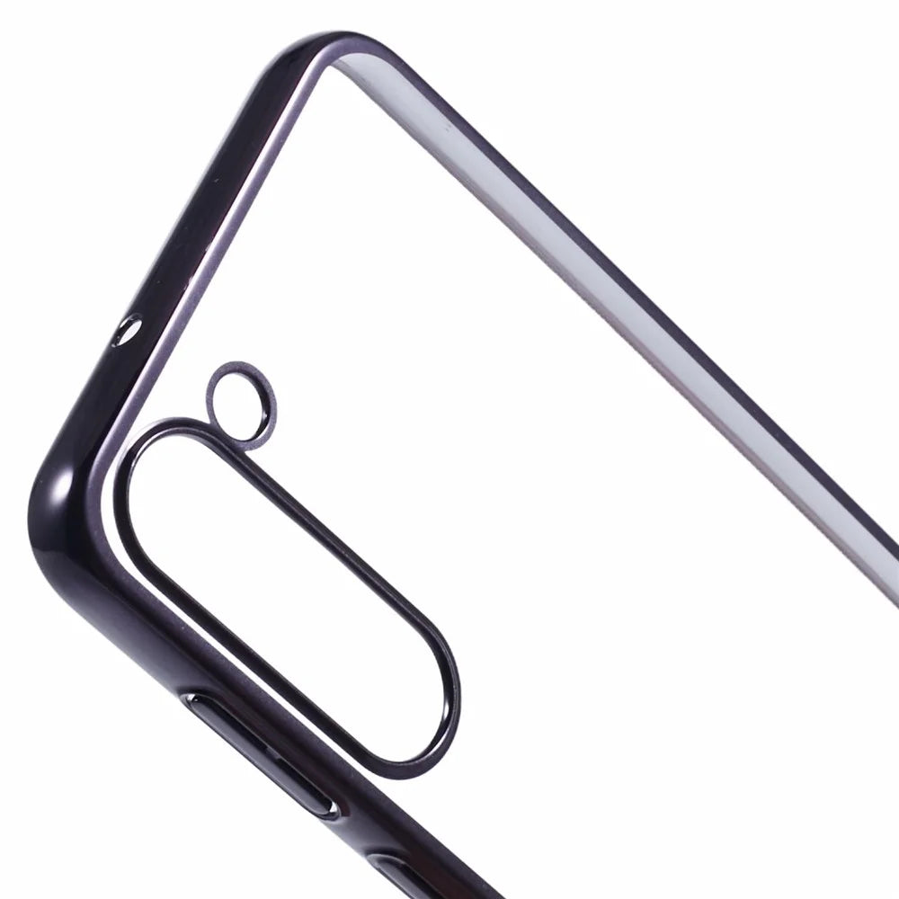 X-LEVEL For Samsung	Galaxy S23+ Case Clear Hard PC Back Phone Cover - Black - 6