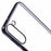 X-LEVEL For Samsung	Galaxy S23+ Case Clear Hard PC Back Phone Cover - Black - 6