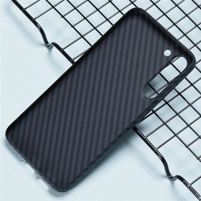 X-LEVEL For Samsung Galaxy S23+ Case Hard Plastic Carbon Fiber Texture Phone Cover - 3