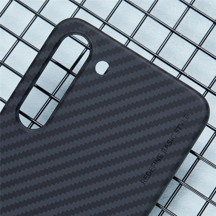 X-LEVEL For Samsung Galaxy S23+ Case Hard Plastic Carbon Fiber Texture Phone Cover - 5