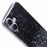 AW Series For iPhone 16 Plus Case Soft TPU Sparkle Epoxy Phone Cover with Lanyard - Black - 6