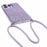 AW Series For iPhone 16 Pro Case Starry Epoxy TPU Shockproof Phone Cover with Lanyard - Purple - 3