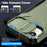 For iPhone 14 Plus / 15 Plus Case Camshield TPU+PC Phone Cover Shockproof Dustproof - Green - 5