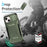 For iPhone 14 Plus / 15 Plus Case Camshield TPU+PC Phone Cover Shockproof Dustproof - Green - 7