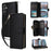 R20 For Samsung Galaxy A34 5G Case Zipper Wallet PU Leather Phone Cover - Black - 1