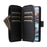 R20 For Samsung Galaxy A34 5G Case Zipper Wallet PU Leather Phone Cover - Black - 3