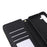 R20 For Samsung Galaxy A34 5G Case Zipper Wallet PU Leather Phone Cover - Black - 7