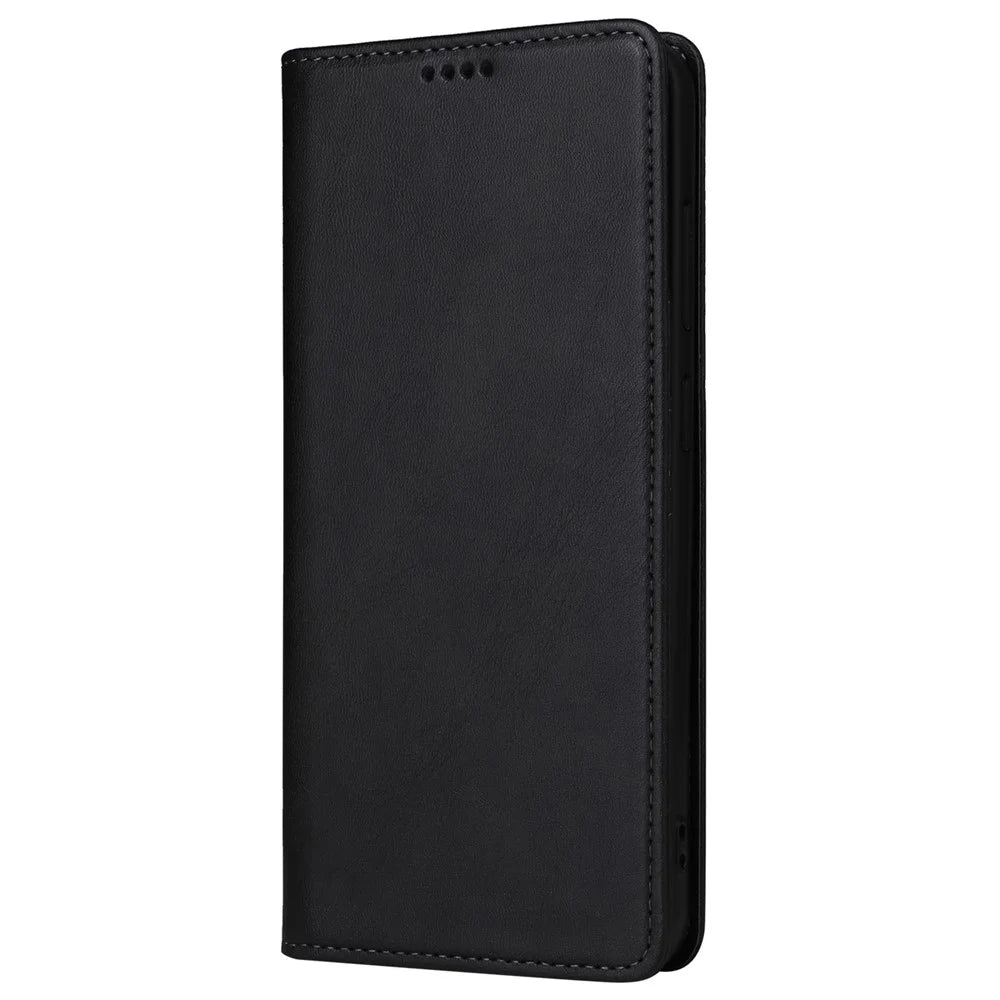 For Samsung Galaxy S23 FE Leather Phone Case with RFID Blocking Wallet - Black - 7