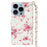 For iPhone 16 Pro Case Leather 3D Pattern Printed Phone Cover Stand Card Holder - Roses - 7