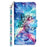 For iPhone 16 Leather Case Flip Wallet Phone Cover Magnetic Clasp 3D Pattern Printed - Starry Sky - 5