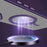 For iPhone 16 Magnetic Case TPU+Acrylic Drop Protection Kickstand Phone Cover - Purple - 7