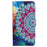 For iPhone 16 Plus Case Pattern Design Flip Leather Phone Cover with Strap - Mandala Flower - 5