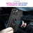 For iPhone 16 Pro Max Case PC+TPU Kickstand Anti-Drop Phone Cover - Black - 4