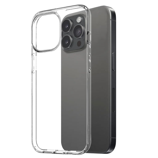 NORTHJO For iPhone 16 Pro Max TPU Case + Tempered Glass Screen Protector Set, Transparent - 2