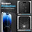 NORTHJO 5 in 1 For iPhone 14 Pro Clear Case PC+TPU Phone Cover Set with 2 Screen Protector, 2 Camera Lens Protector - 4