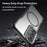 For Samsung Galaxy S25 / S24 Magnetic Case TPU+PC Drop-Proof Phone Cover - Black - 7