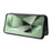 For Samsung Galaxy S24 FE Cell Phone Case Carbon Fiber Texture Magnetic Auto Closing Leather Cover - Black - 3