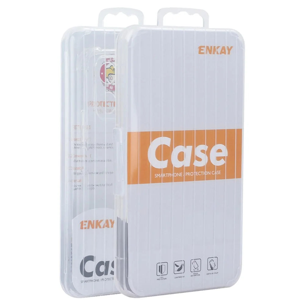 ENKAY HAT PRINCE For Samsung Galaxy S24 FE Crystal Clear Case TPU Phone Cover Corner Airbag Fall Protection - 6