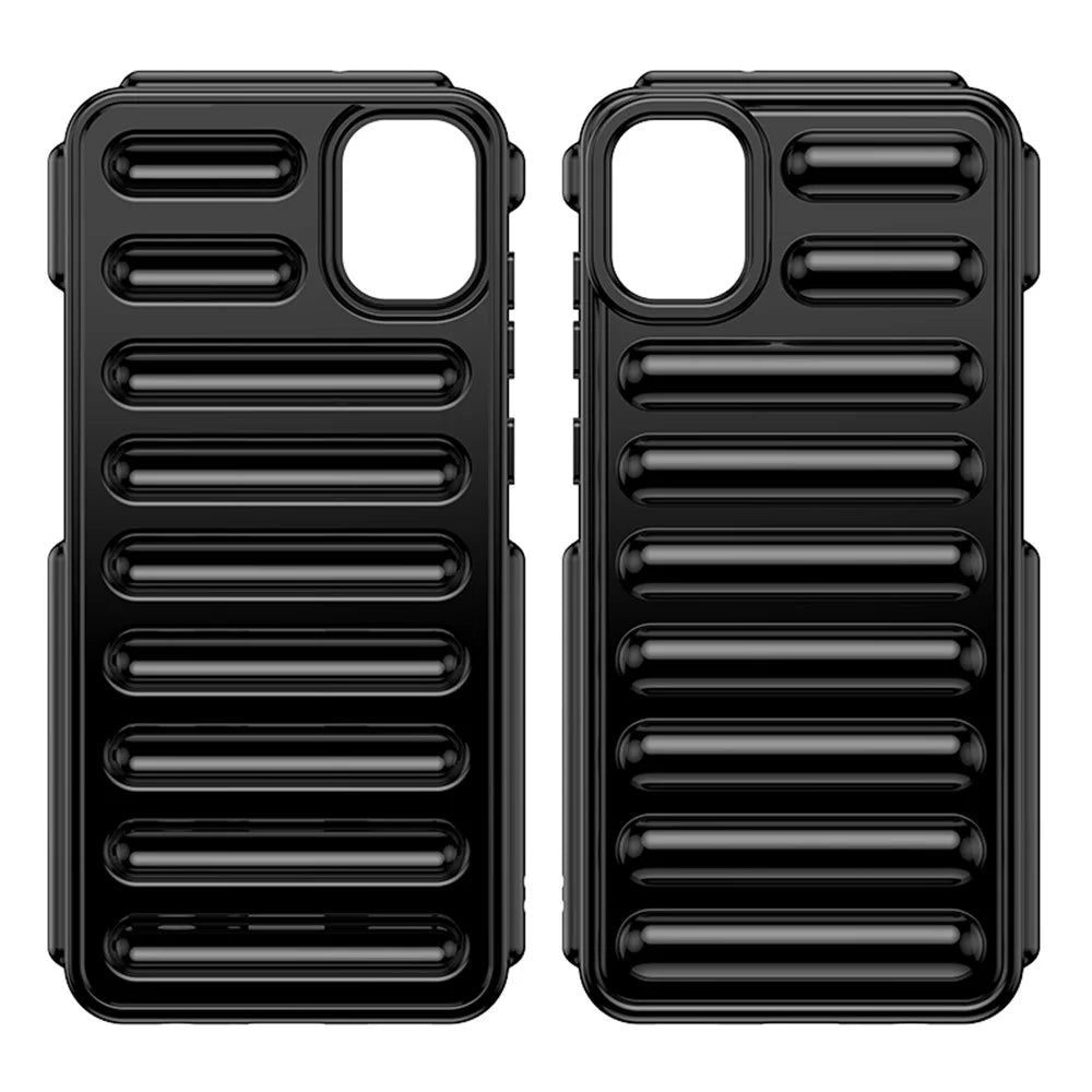 Capsule Series for Samsung Galaxy A05 4G Case TPU Anti-Drop Cell Phone Cover - Black - 2