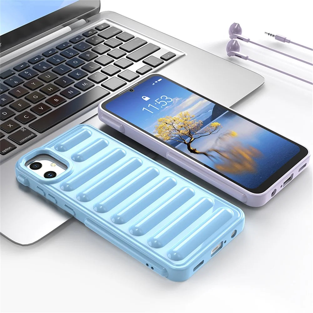 Capsule Series for Samsung Galaxy A05 4G Case TPU Anti-Drop Cell Phone Cover - Black - 4