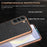 AZNS For Samsung Galaxy S22 5G Case PU+TPU Shockproof Phone Cover - Brown - 7
