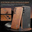 AZNS For Samsung Galaxy S23+ Case Crocodile Texture PU+TPU Phone Cover Electroplating - Brown - 4