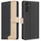 BINFEN COLOR BF33 For Samsung Galaxy A35 5G Case RFID Blocking Wallet Flip Leather Cover - Black - 1